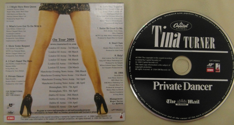 Tina Turner - Private Dancer - The Mail On Sunday